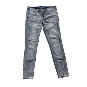 Hollister Collection Women’s Size 3 Waist 27 Ankle Cropped Light Wash Gray Jeans